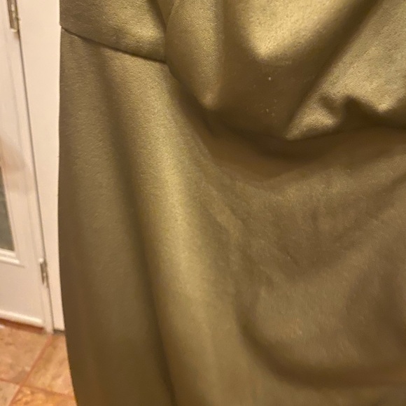 NWOT ELLIAT ARMY GREEN ASYMMETRICAL DRESS SIZE S - Picture 5 of 11